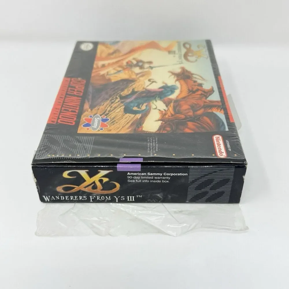 Wanderers From Ys III Nintendo Super NES SNES Complete CIB Authentic Tested